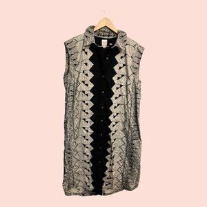 Anthropologie Shift Dress Art Deco Vibes